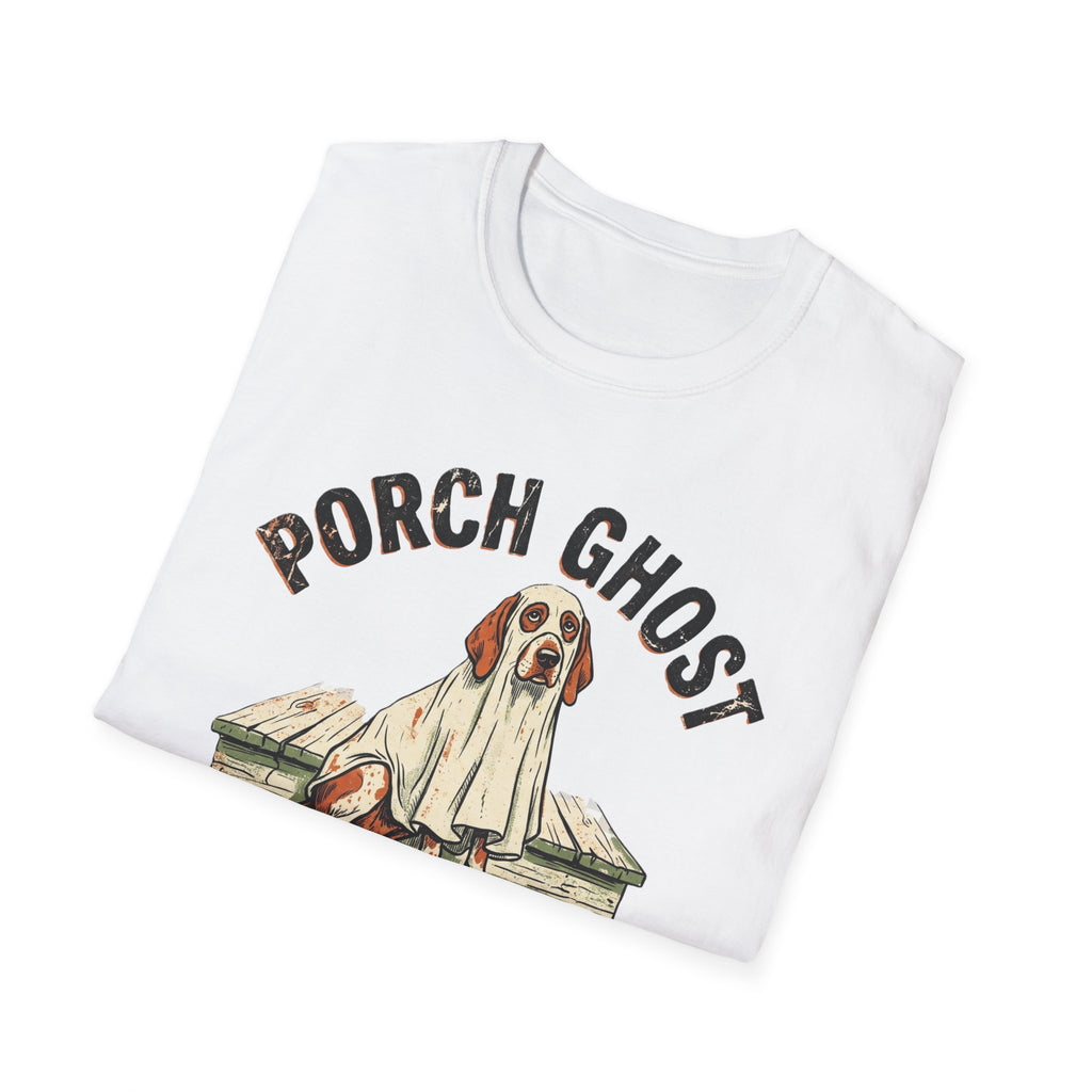 Southern Porch Dog Ghost Vintage Halloween Shirt