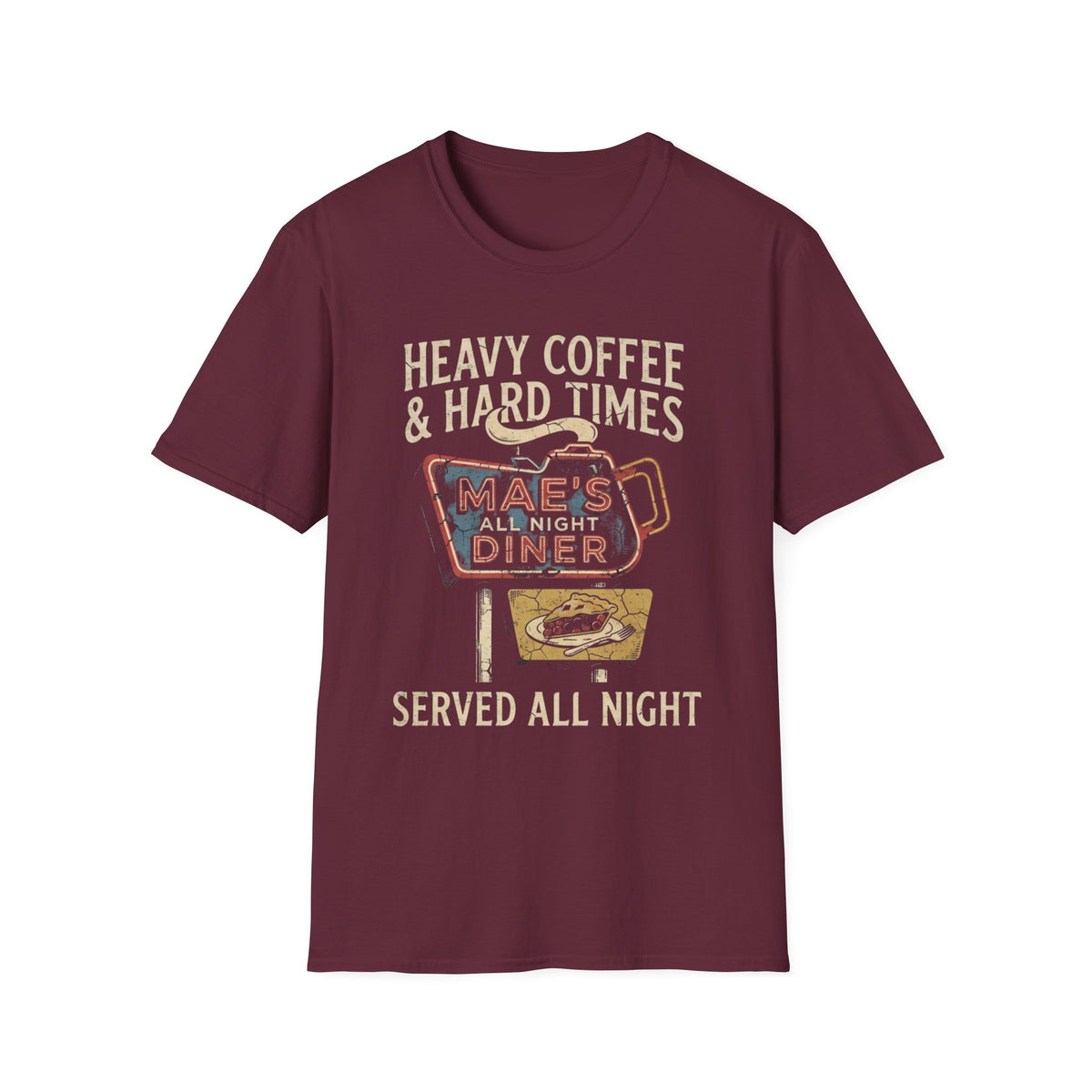 Heavy Coffee & Hard Times T-Shirt | It's Heritage Hoss