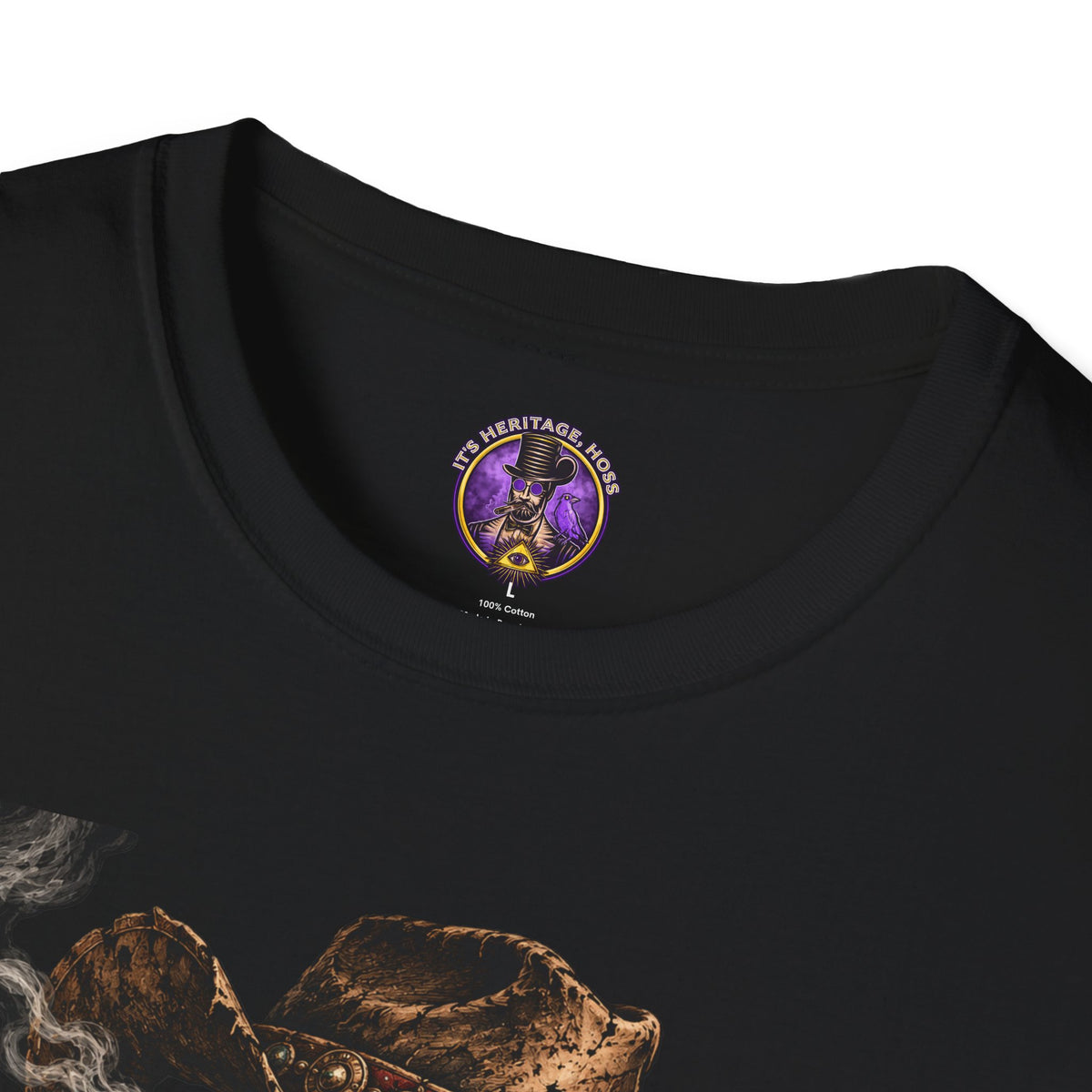 Skull Cowboy Poker T-Shirt | It's Heritage Hoss