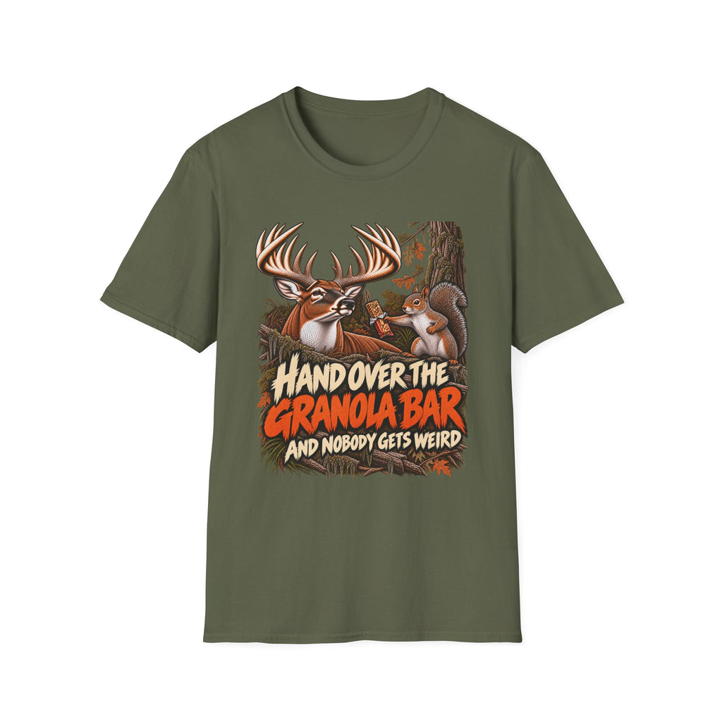 Hand Over The Granola Bar Funny Whitetail Deer Design