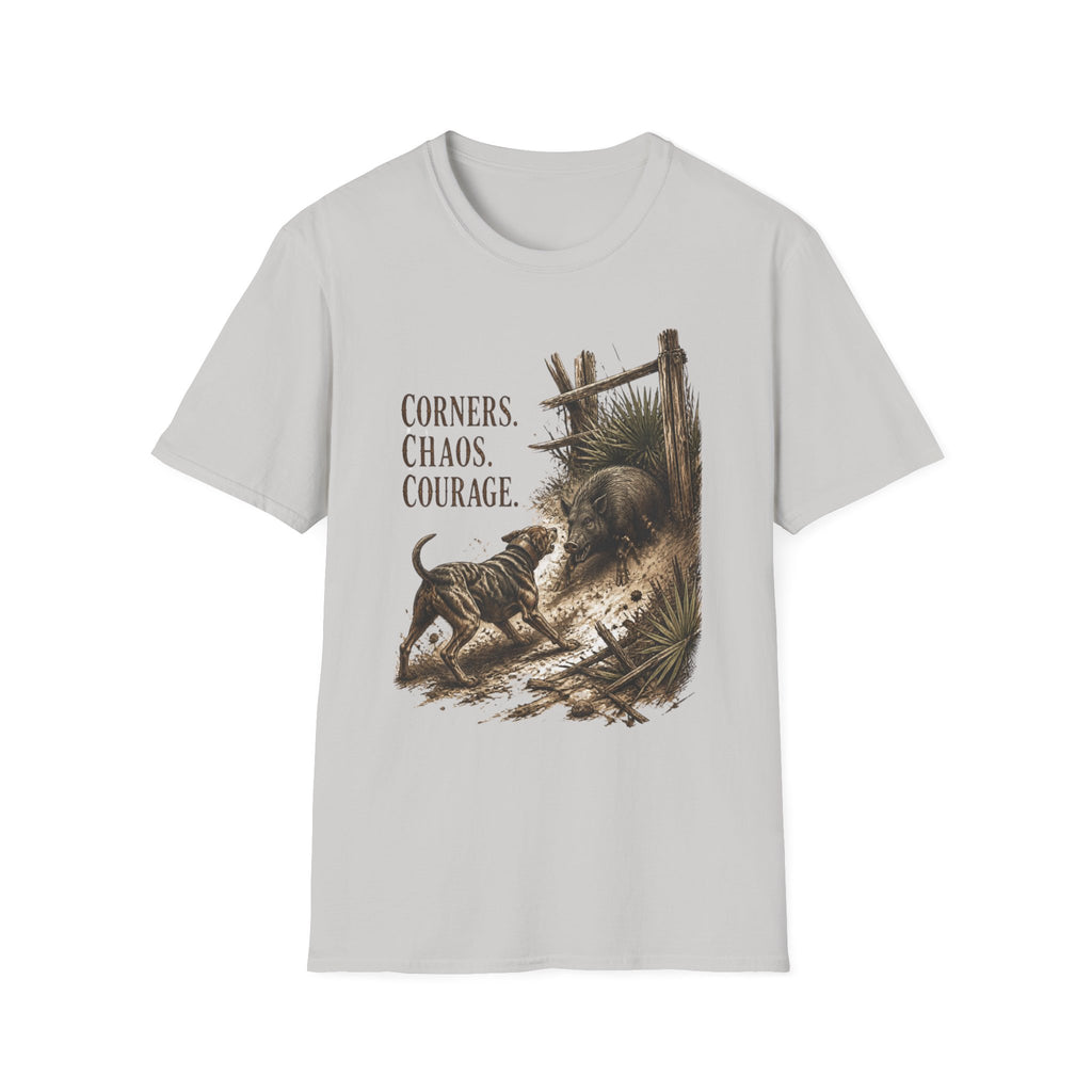 Corners Chaos Courage Catahoula Hog Dog Shirt