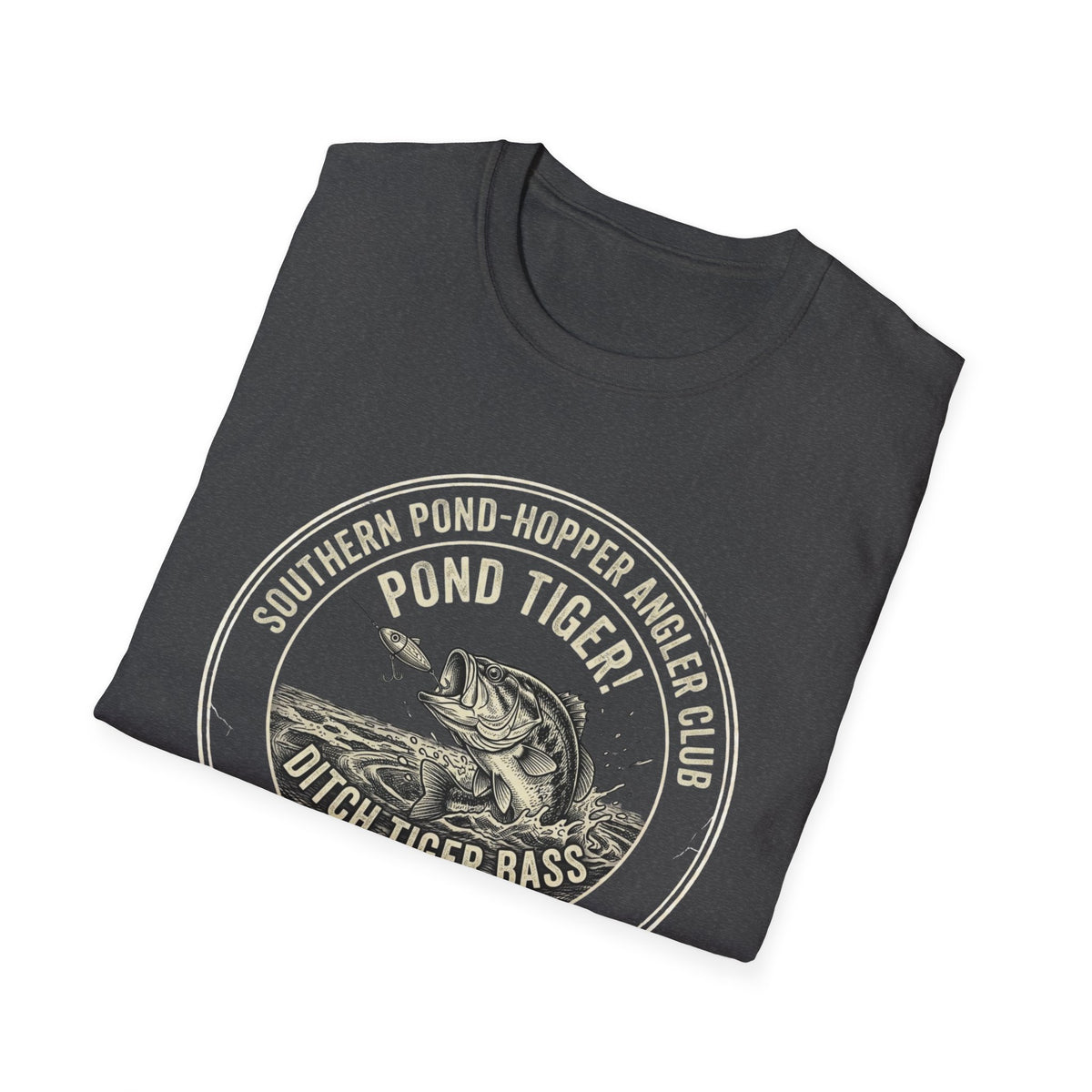 Southern Pond Hopper Angler Fishing T-Shirt | It's Heritage Hoss