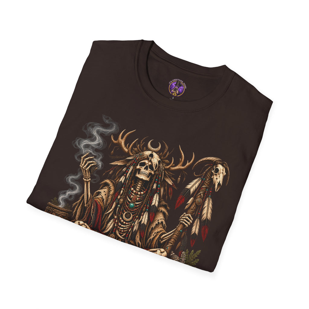 Shaman Skull Totem T-Shirt | It's Heritage Hoss