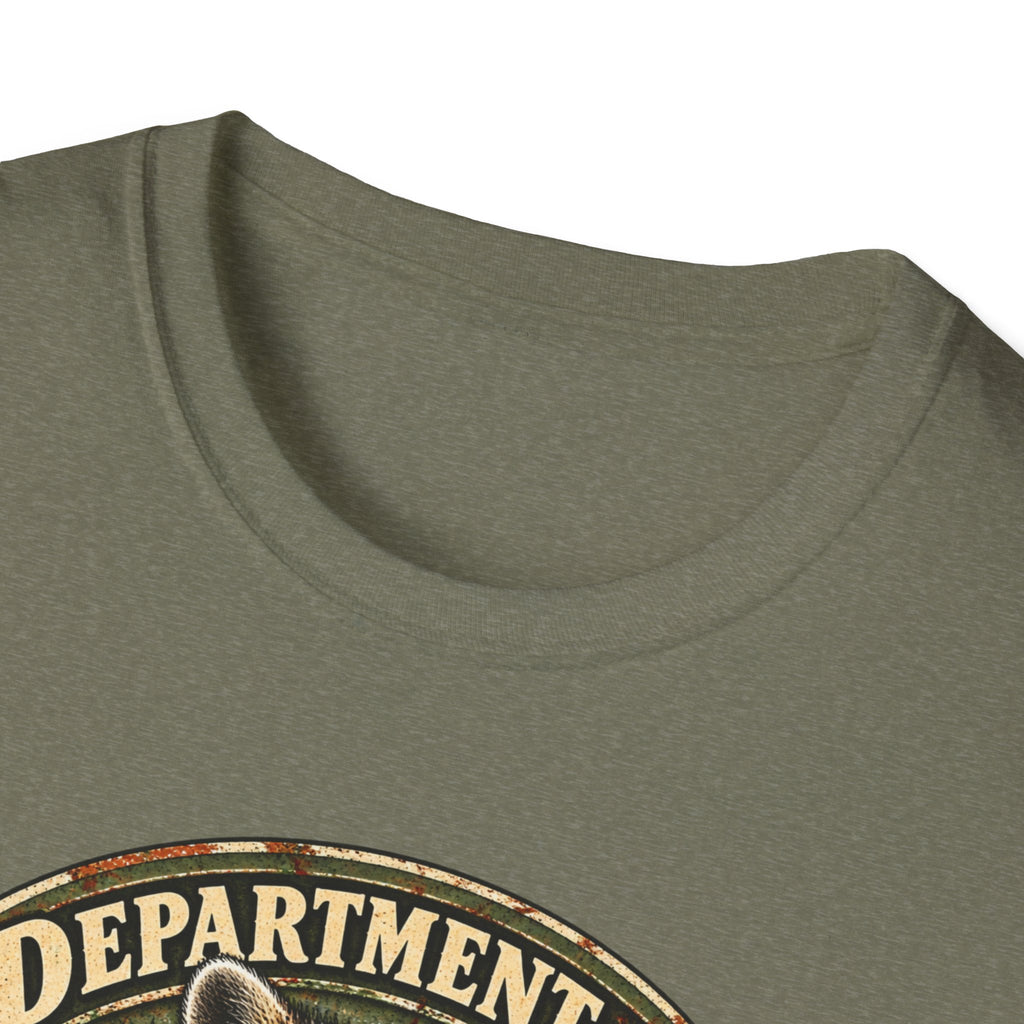 Department of Backwoods Fauna T-Shirt — Rural Wildlife Humor