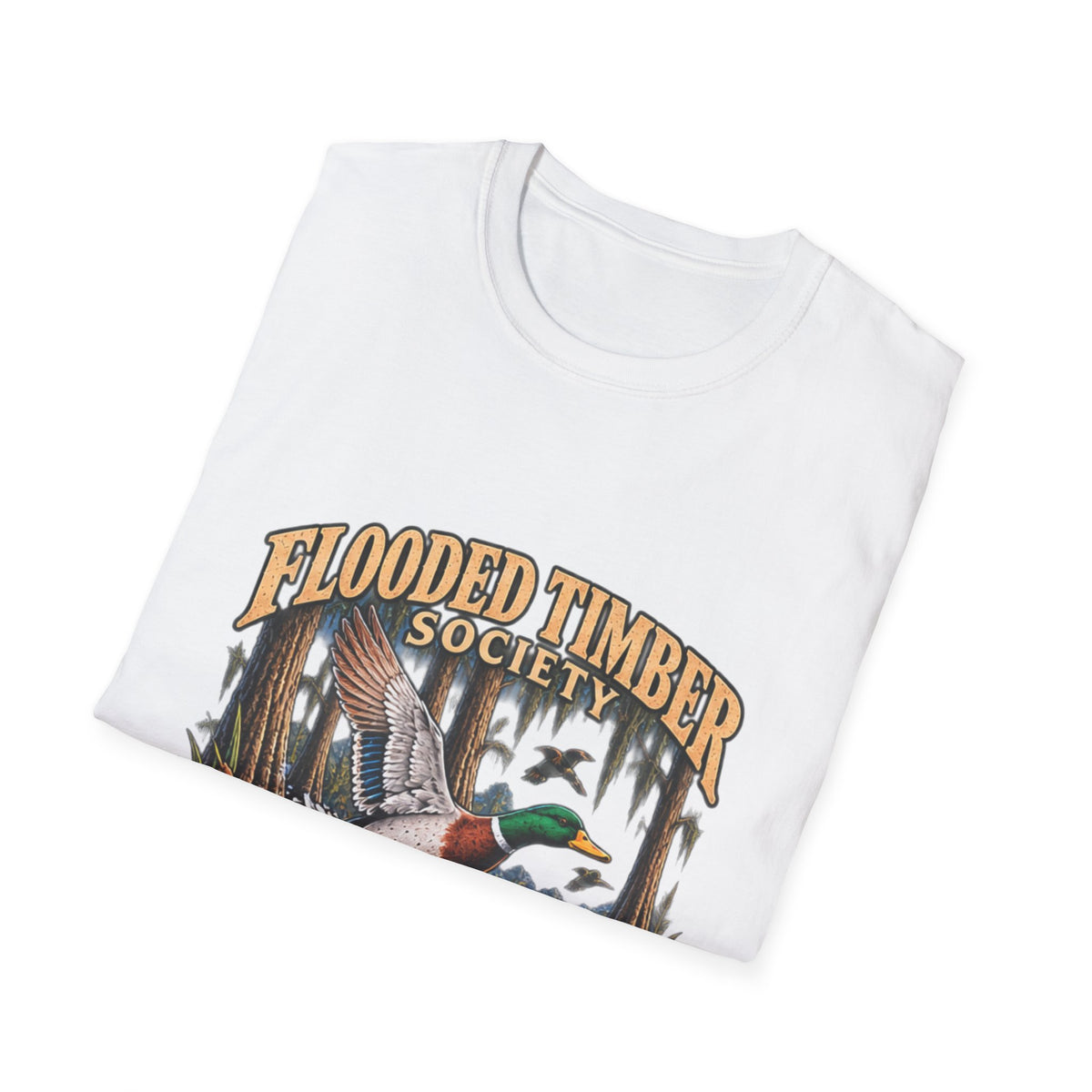 Flooded Timber Society Duck Hunting T-Shirt outdoor graphic T-shirt product image 6