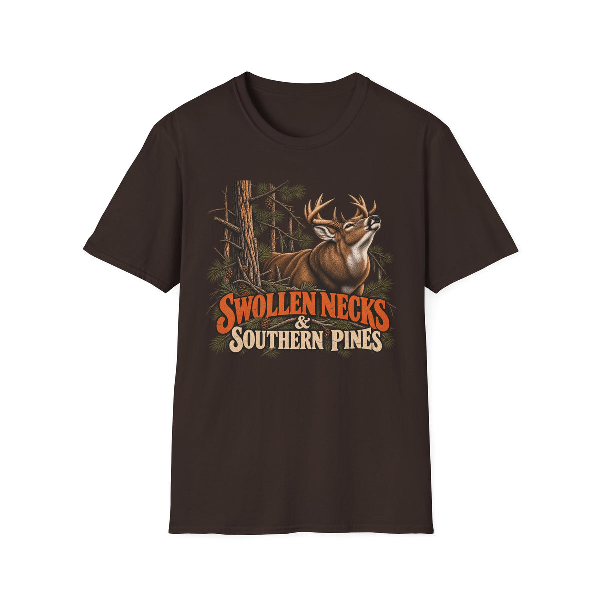 Swollen Necks & Southern Pines Whitetail Rut Design