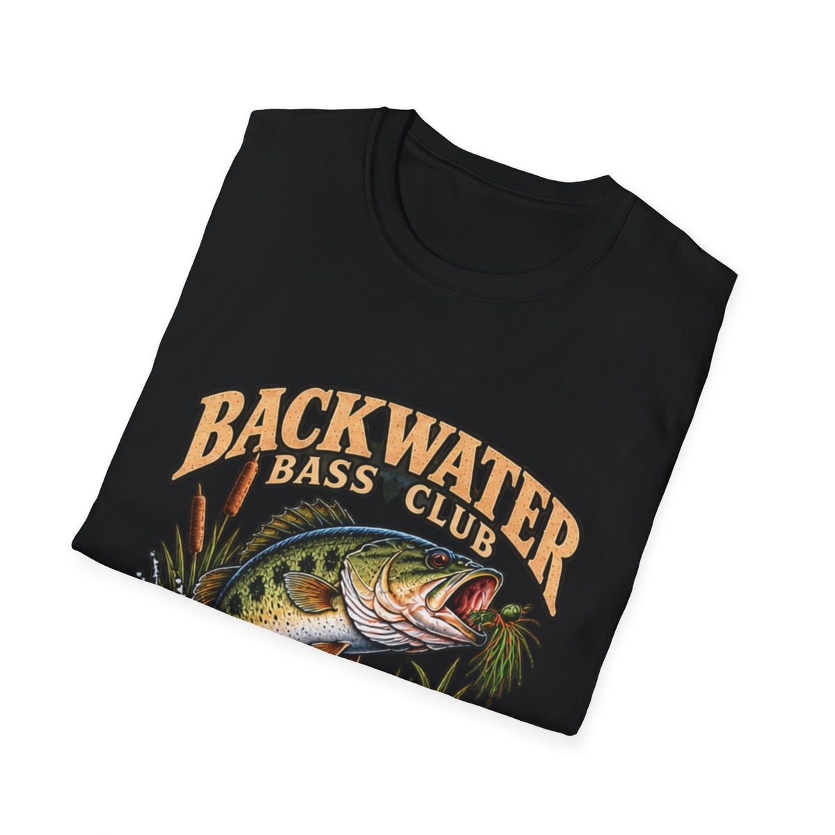 Backwater Bass Club Fishing T-Shirt outdoor graphic T-shirt product image 9