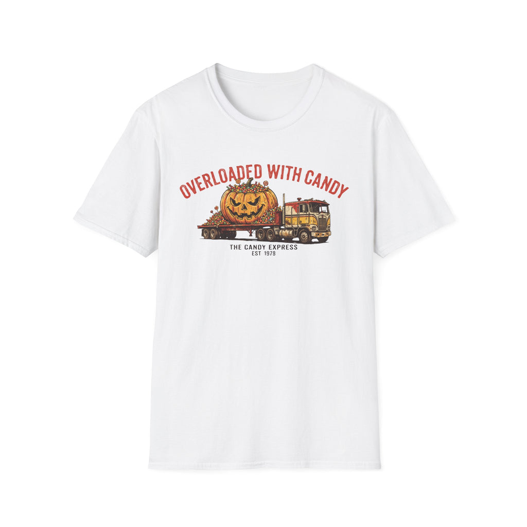 Overloaded With Candy Funny Trucker Halloween Shirt | It's Heritage Hoss