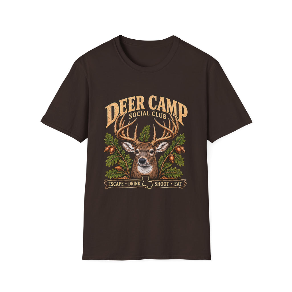 Deer Camp Social Club T-Shirt outdoor graphic T-shirt product image 3