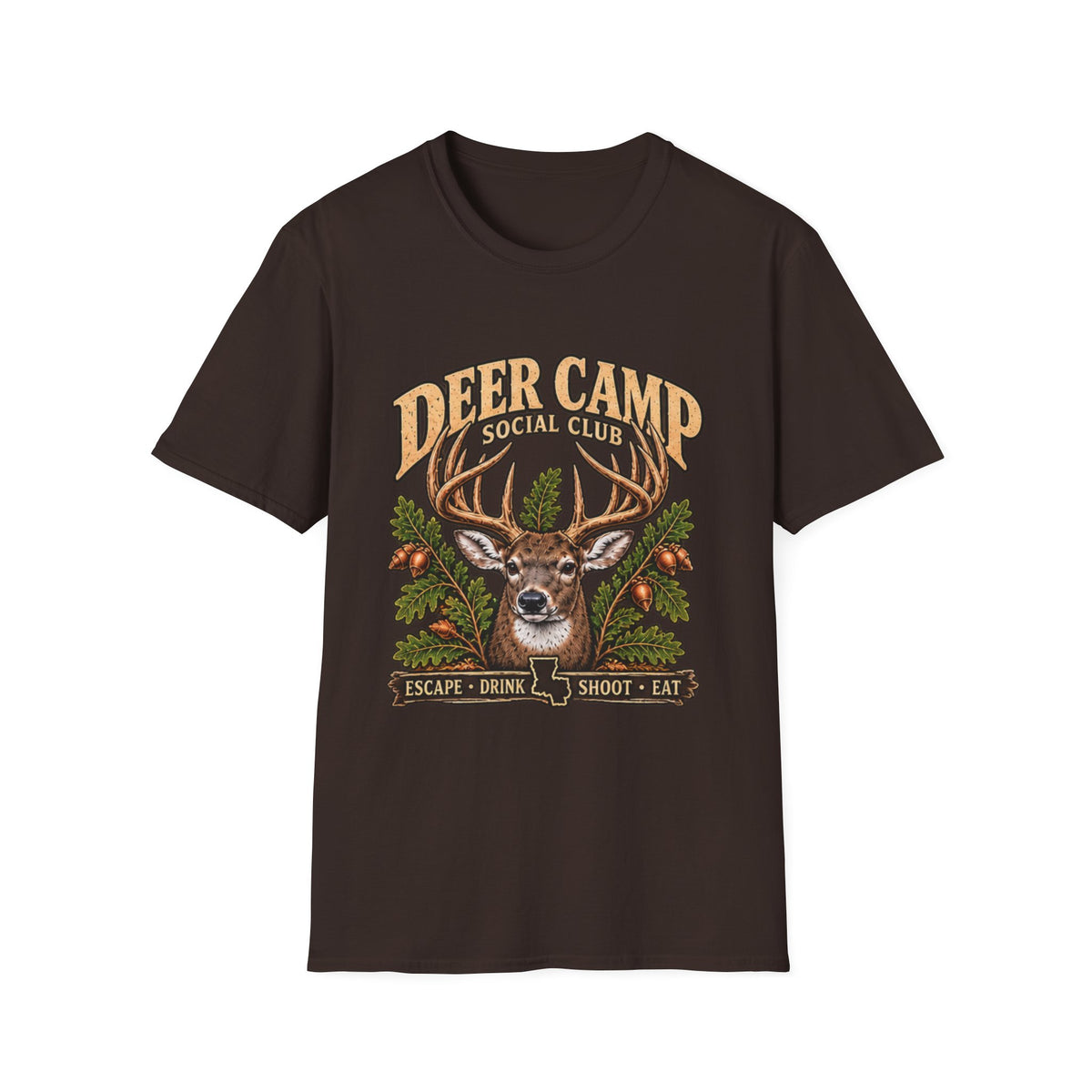 Deer Camp Social Club T-Shirt outdoor graphic T-shirt product image 3