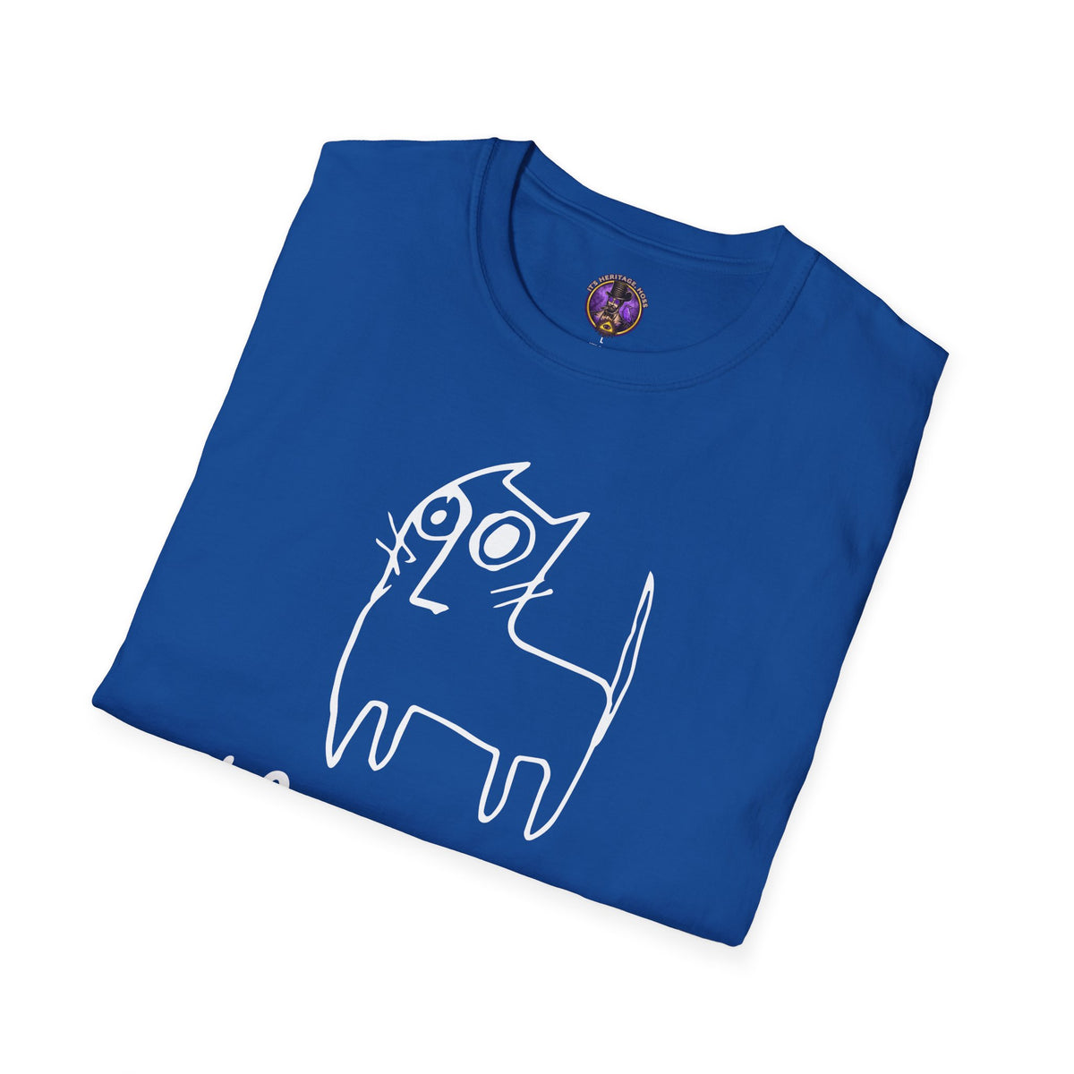 Cat T-Shirt - "Life Is Meow" Cute Doodle Cat Tee for Cat Lovers graphic T-shirt product image 9