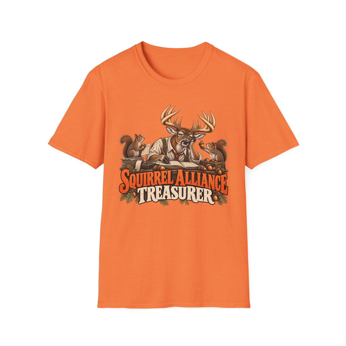 Squirrel Alliance Treasurer Woodland Whitetail Hunting Design