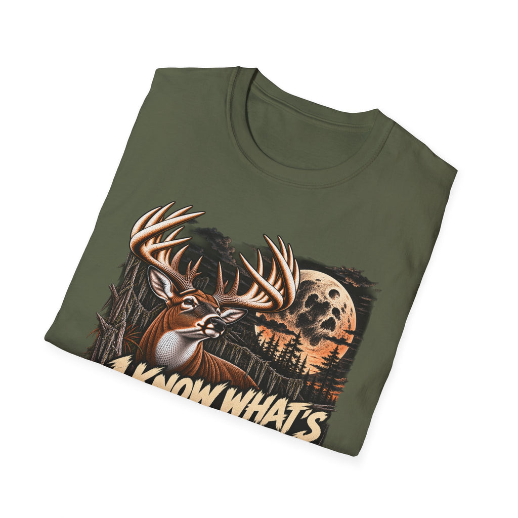 I Know What's Inside The Moon Weird Whitetail Deer Design