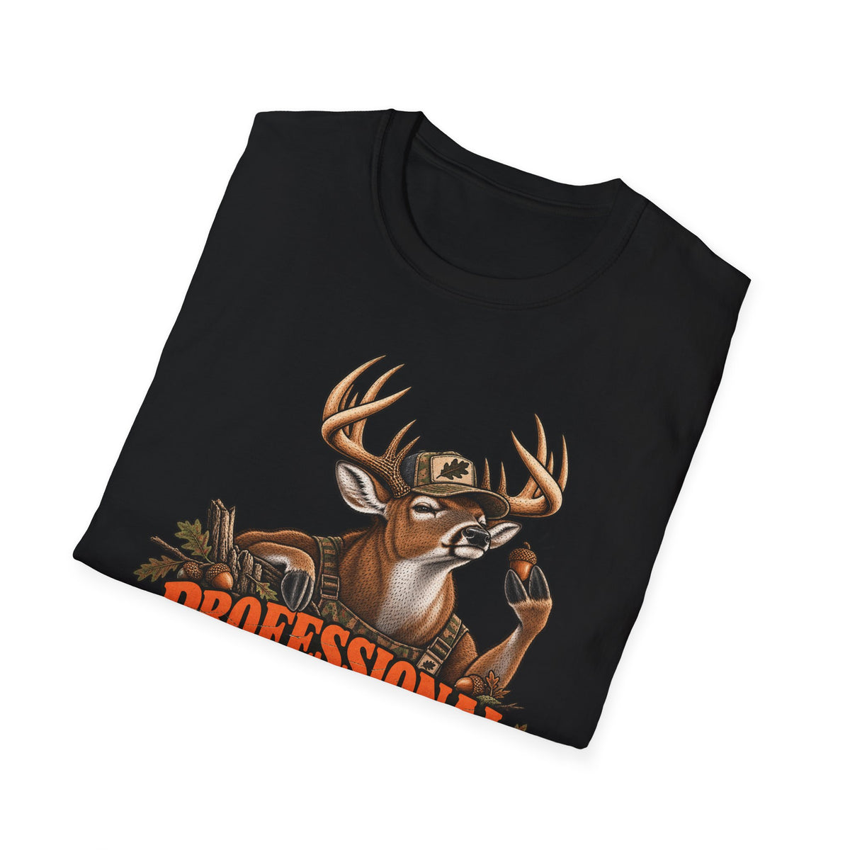 Professional Acorn Tester Funny Whitetail Deer Design