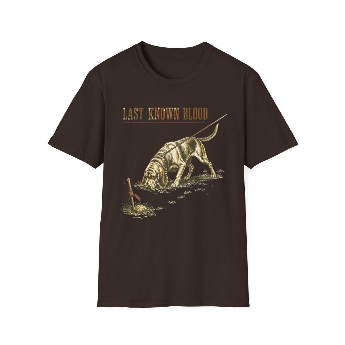 Last Known Blood Deer Tracking Dog Shirt
