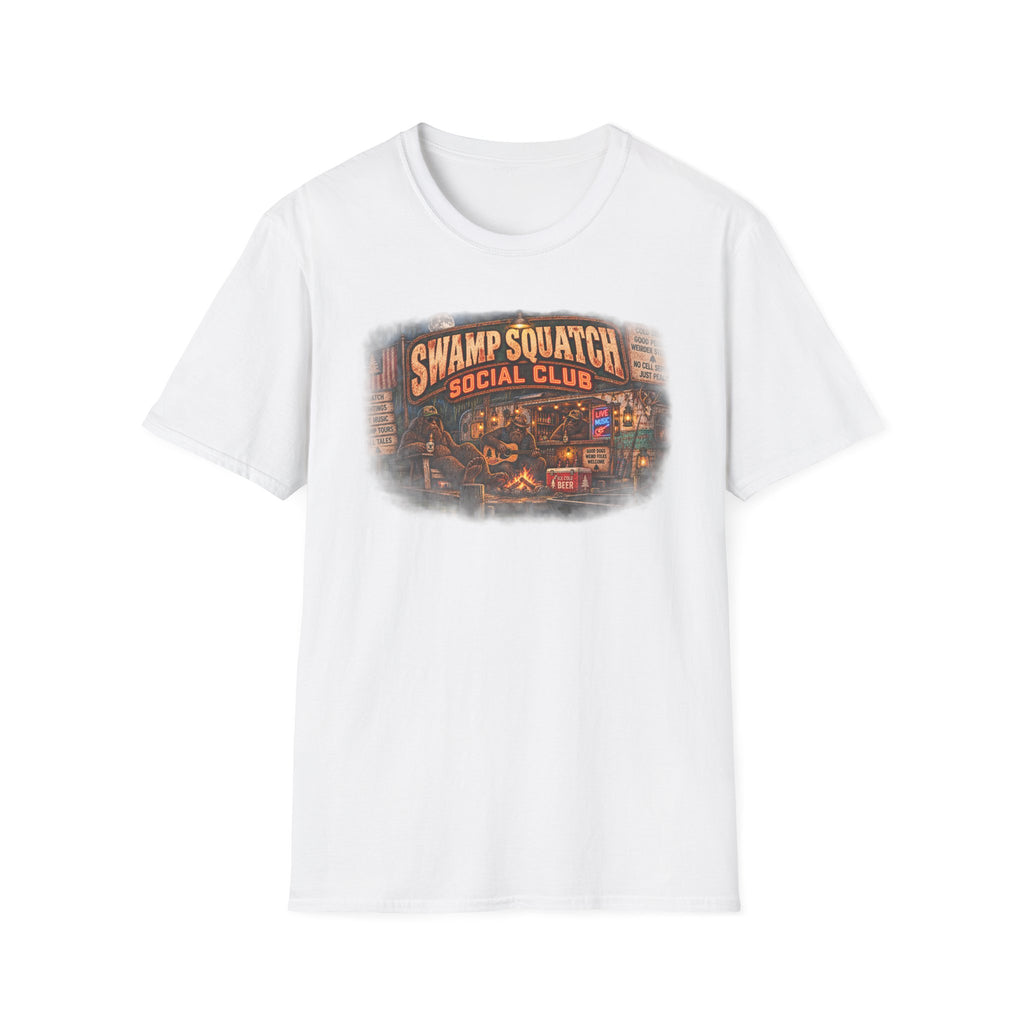 Swamp Squatch Social Club T-Shirt — Bayou Cryptid
