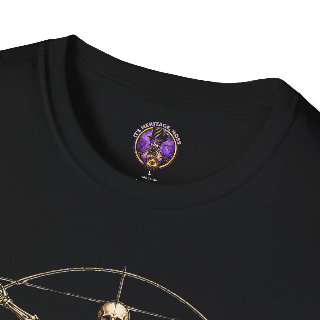 Vitruvian Skeleton T-Shirt | It's Heritage Hoss
