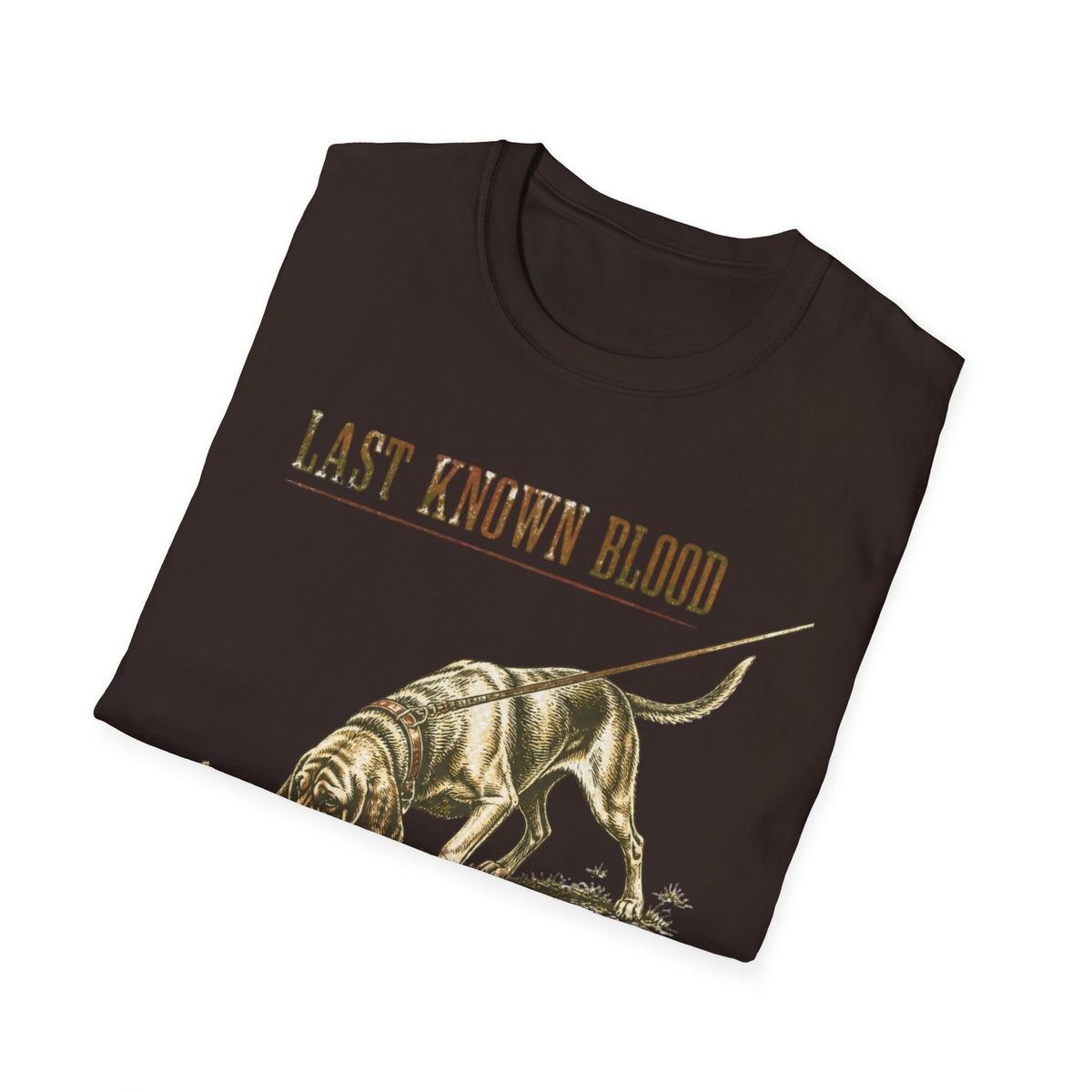 Last Known Blood Deer Tracking Dog Shirt