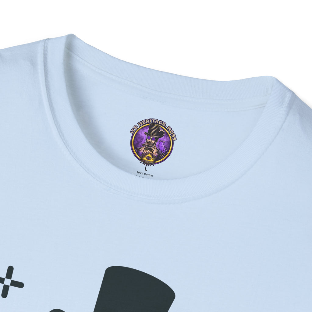 Cat T-Shirt - “life is meow” Cute Top Hat Cat Graphic Tee graphic T-shirt product image 11