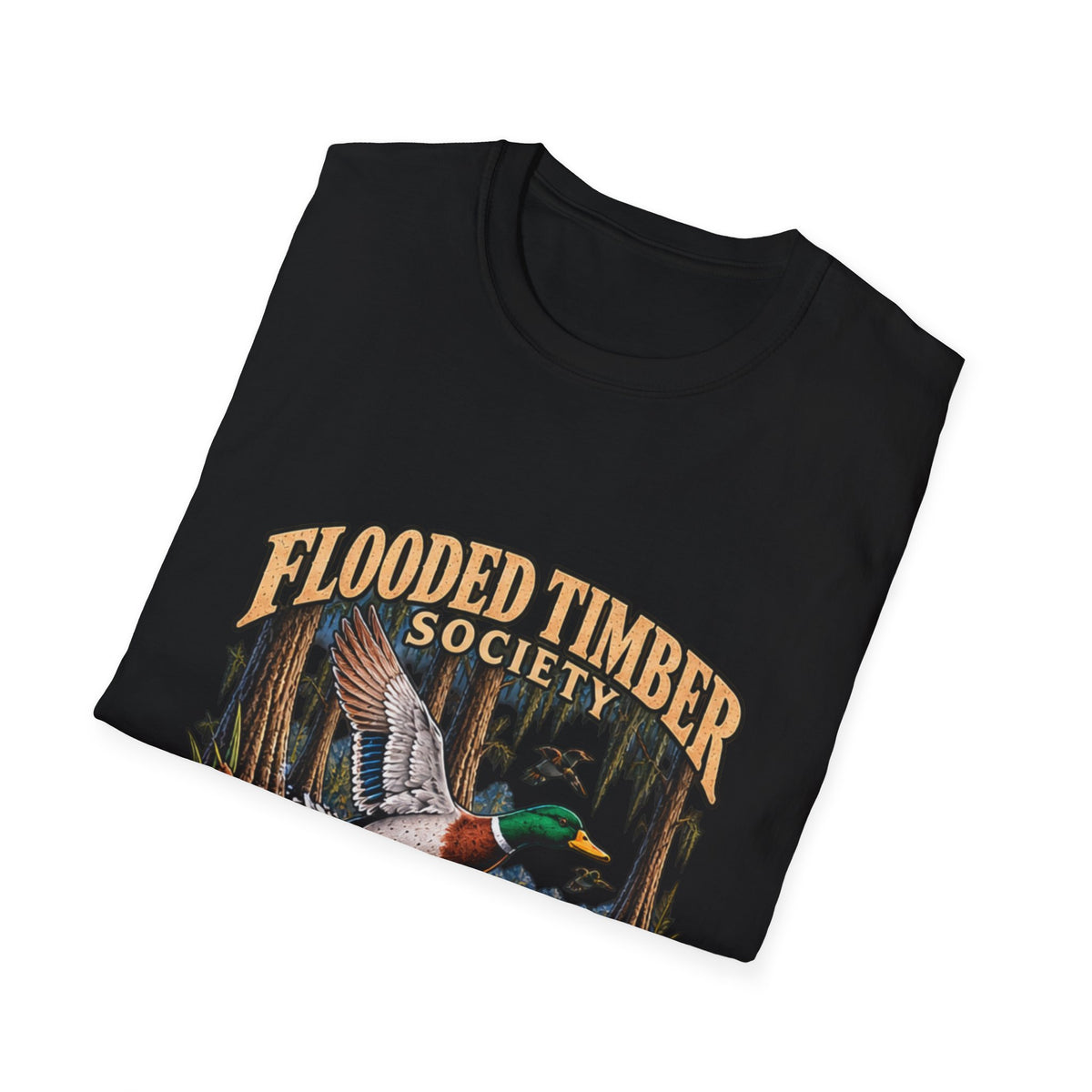 Flooded Timber Society Duck Hunting T-Shirt outdoor graphic T-shirt product image 9