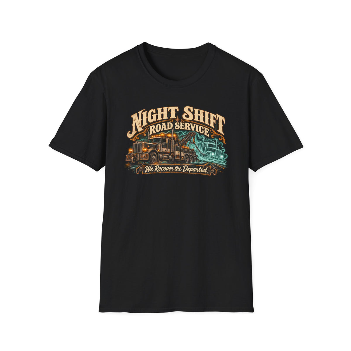 Night Shift Road Service T-Shirt — Roadside Mechanic