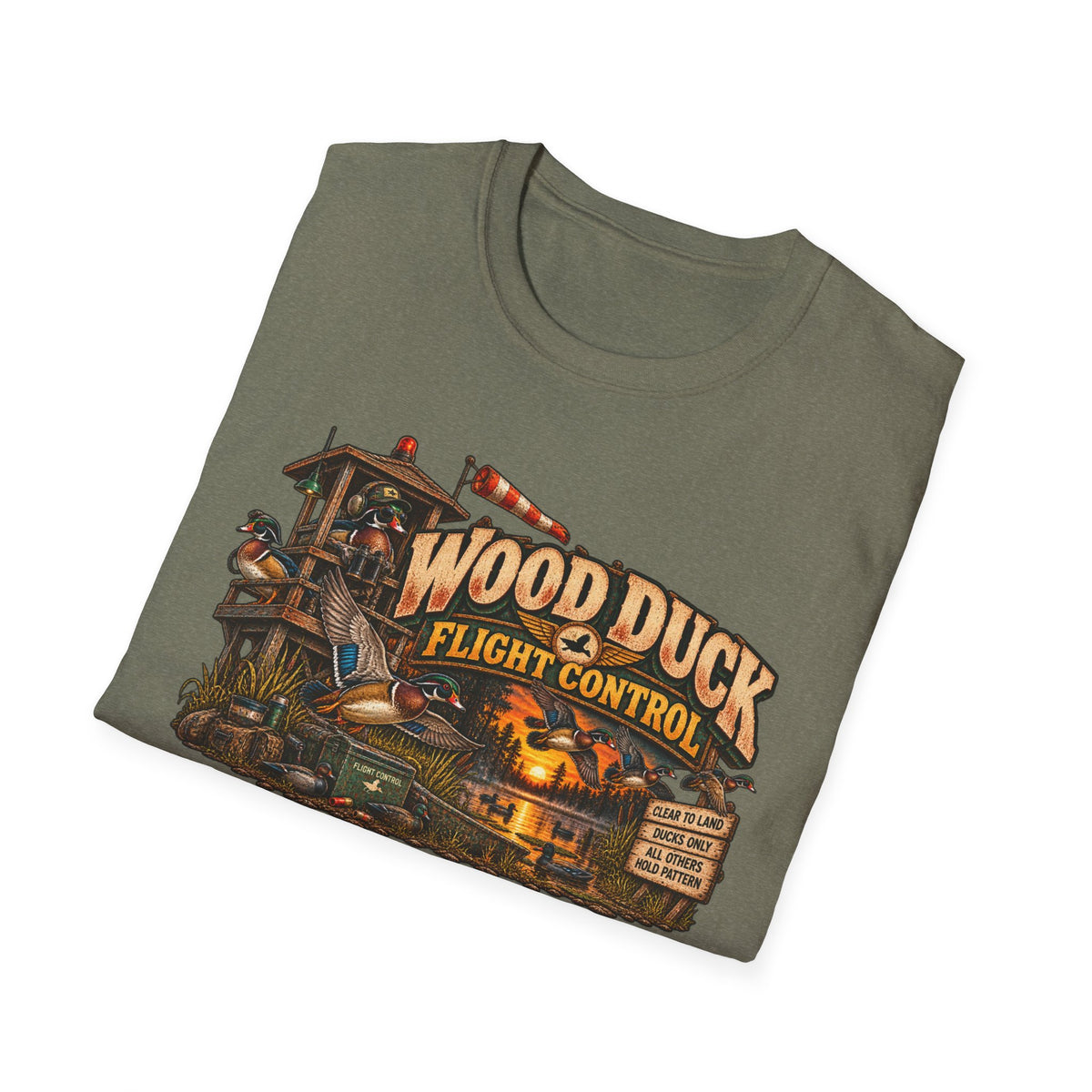 Wood Duck Flight Control T-Shirt — Duck Hunting
