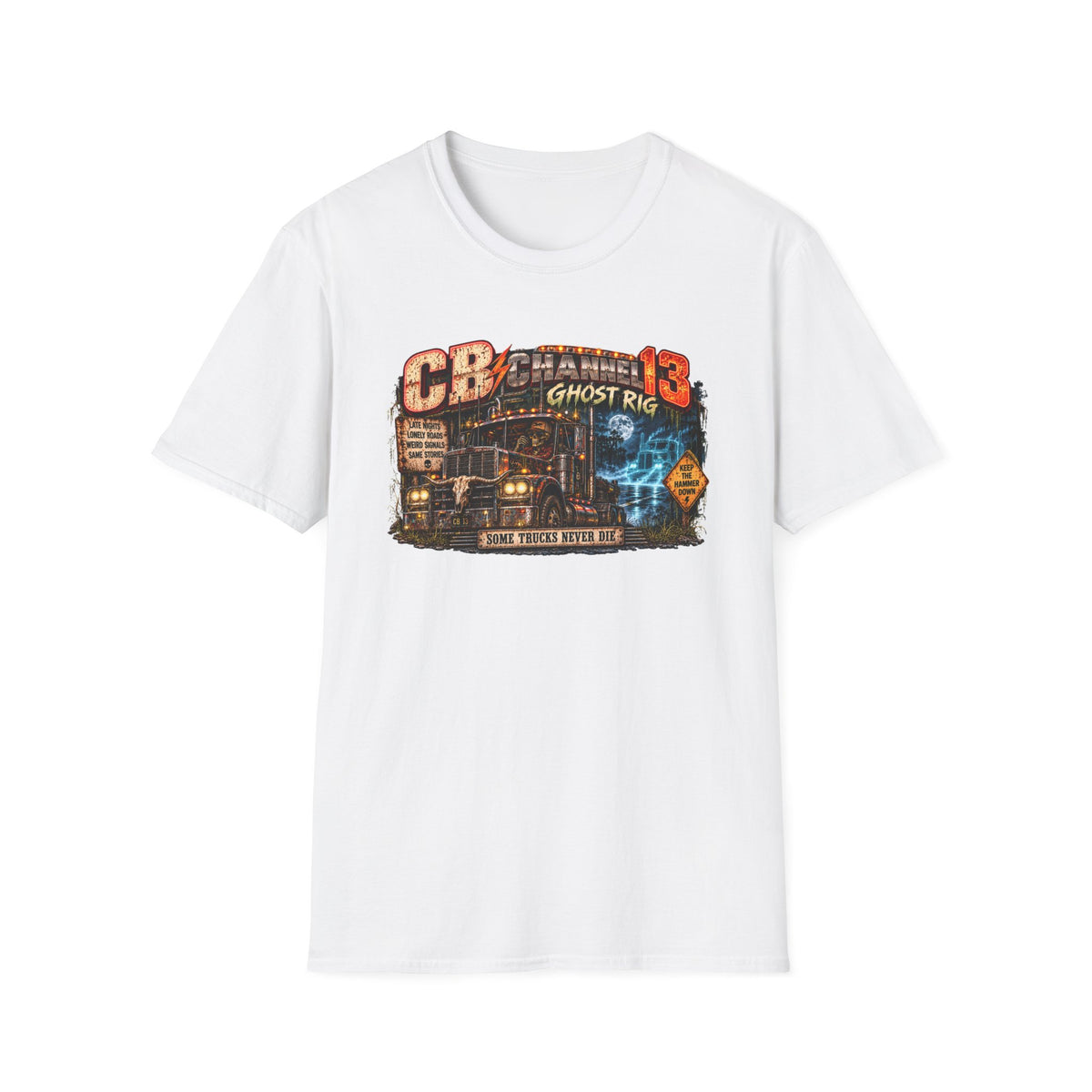 CB Channel 13 T-Shirt — Haunted Trucker