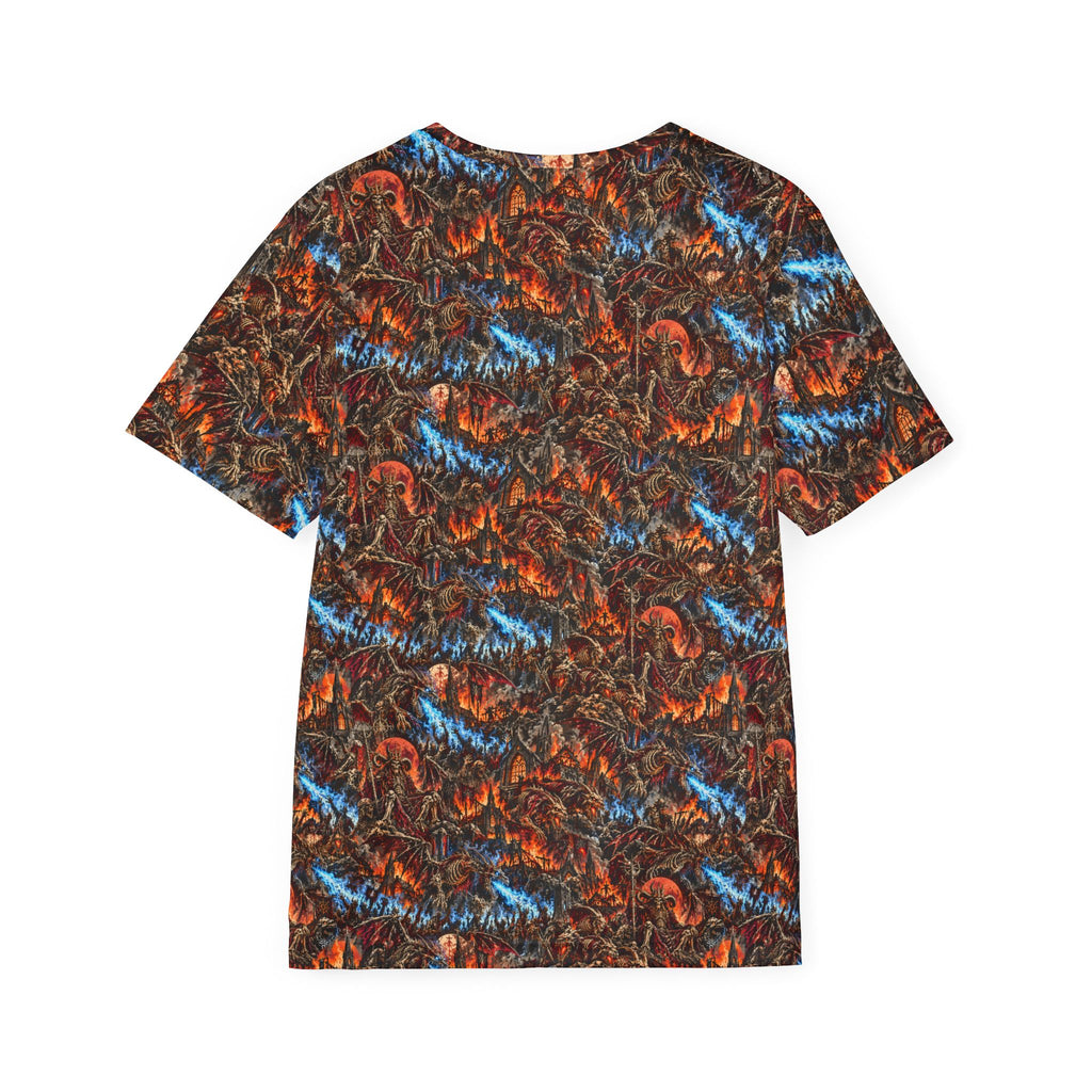 Skeletal Satan Legion All-Over Print Jersey graphic T-shirt product image 2