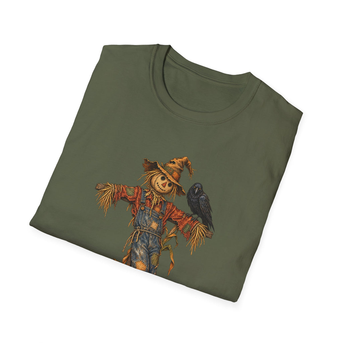 Scarecrow And Crow