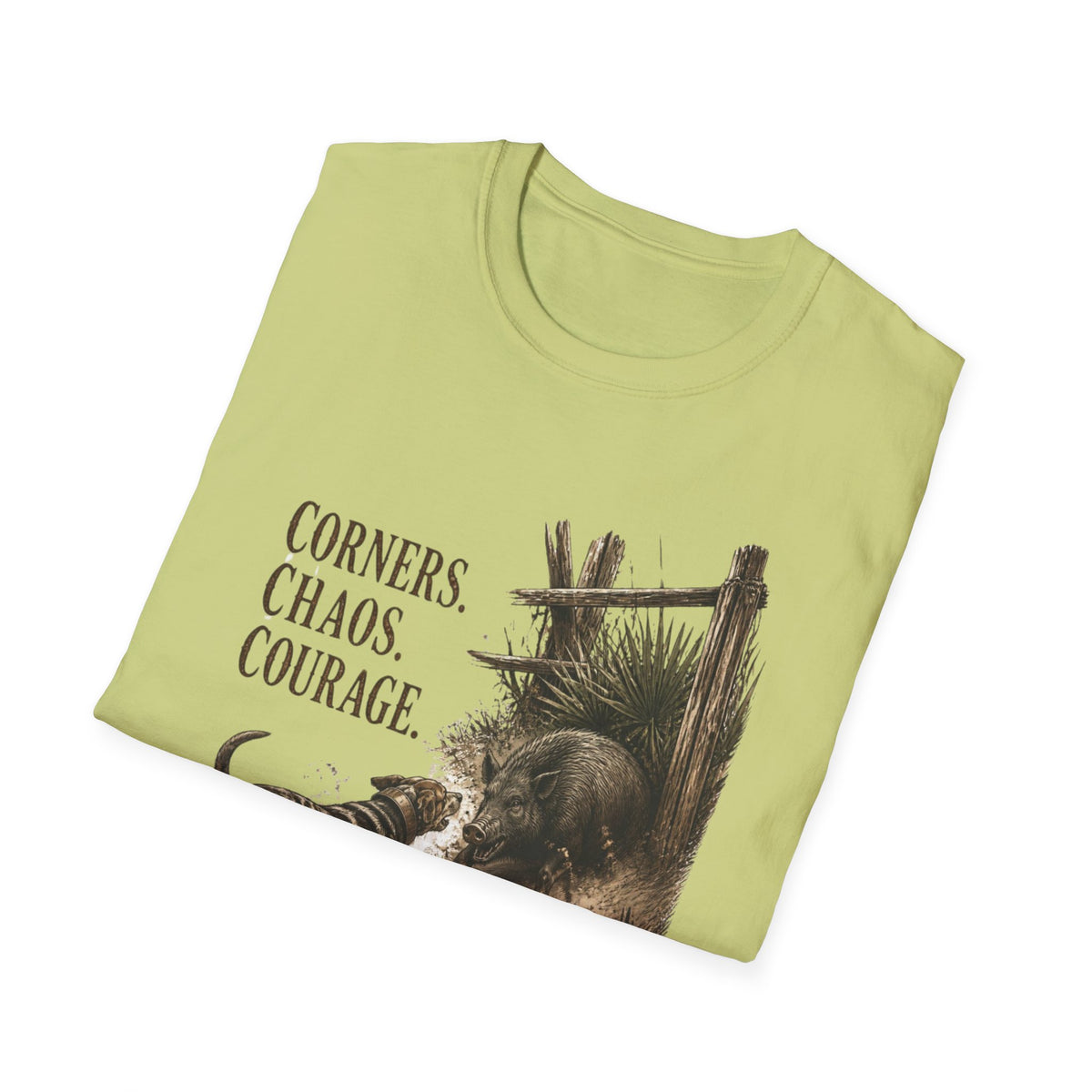 Corners Chaos Courage Catahoula Hog Dog Shirt