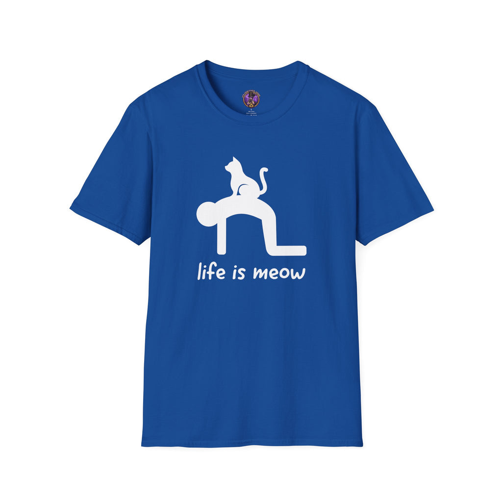 T-Shirt - Life Is Meow Cat Graphic Tee graphic T-shirt product image 2