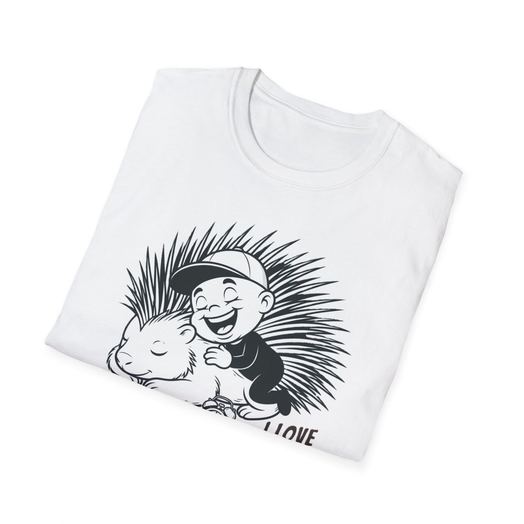 I Love Porcupine Pillows T-Shirt