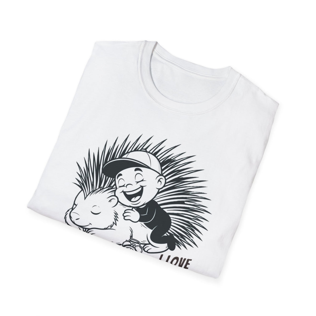 I Love Porcupine Pillows T-Shirt