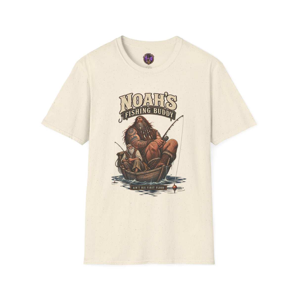 Front view of the Noah's Fishing Buddy Nephilim Shirt.