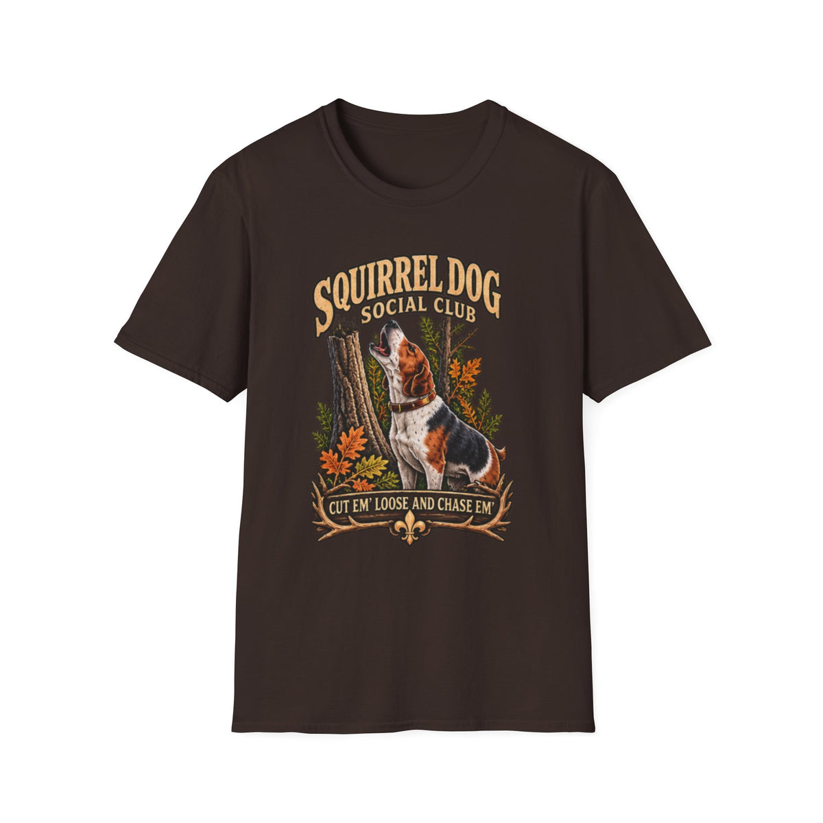 Squirrel Dog Social Club T-Shirt outdoor graphic T-shirt product image 3