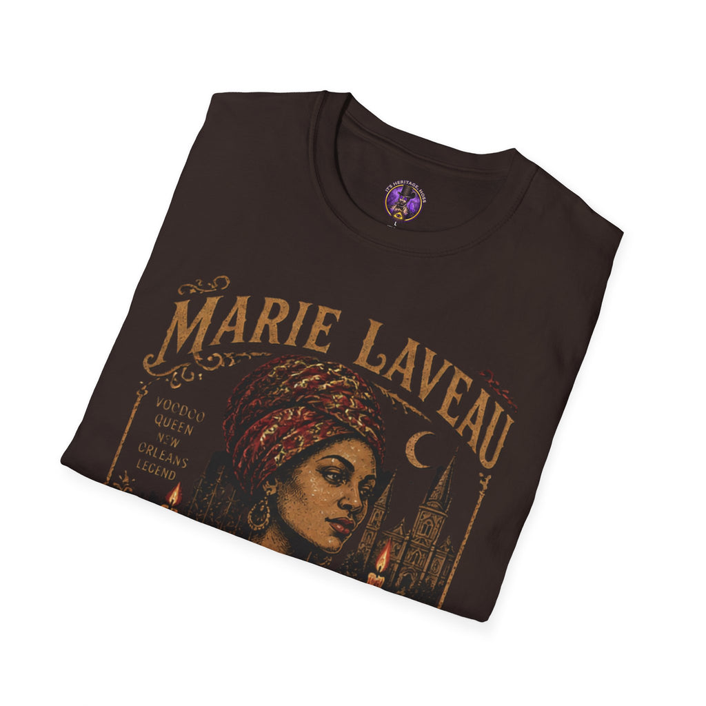 Marie Laveau Voodoo T‑Shirt - New Orleans Mystic Portrait Tee graphic T-shirt product image 8