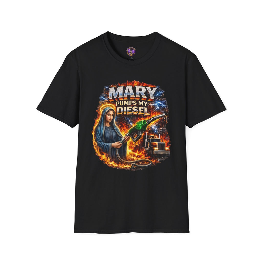 Diesel T-Shirt - "Mary Pumps My Diesel" Graphic graphic T-shirt product image 1