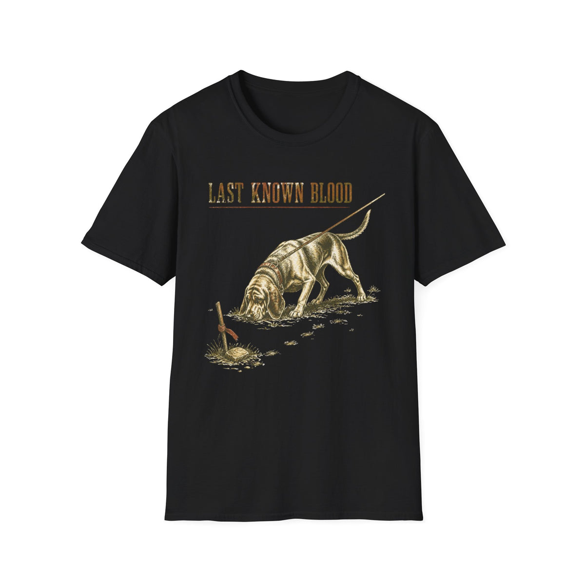 Last Known Blood Deer Tracking Dog Shirt