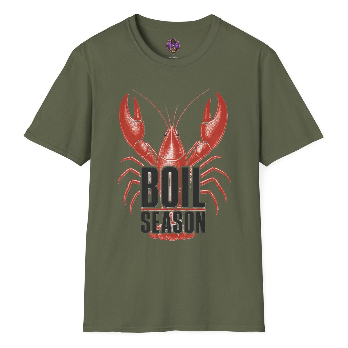 Boil Season Louisiana Crawfish T-Shirt | It's Heritage Hoss