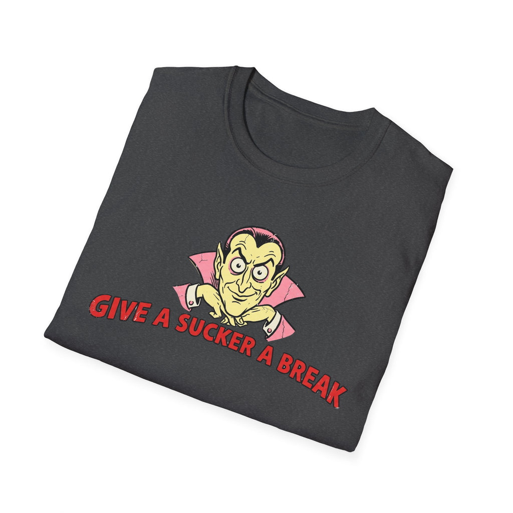 Give A Sucker A Break Vintage Vampire Shirt | It's Heritage Hoss