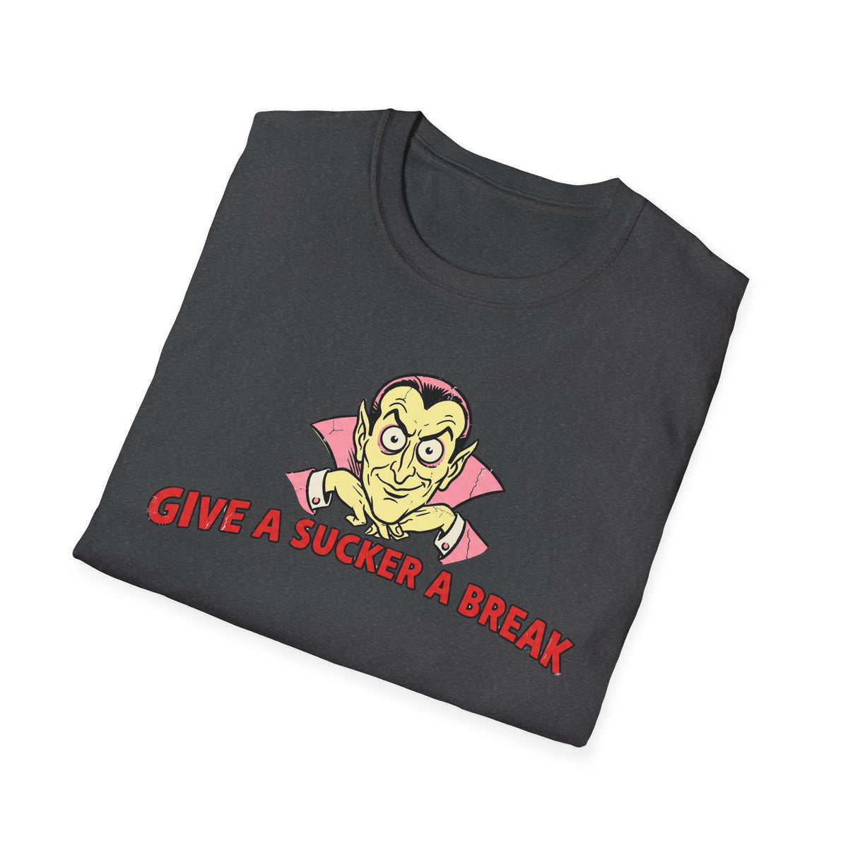 Give A Sucker A Break Vintage Vampire Shirt | It's Heritage Hoss