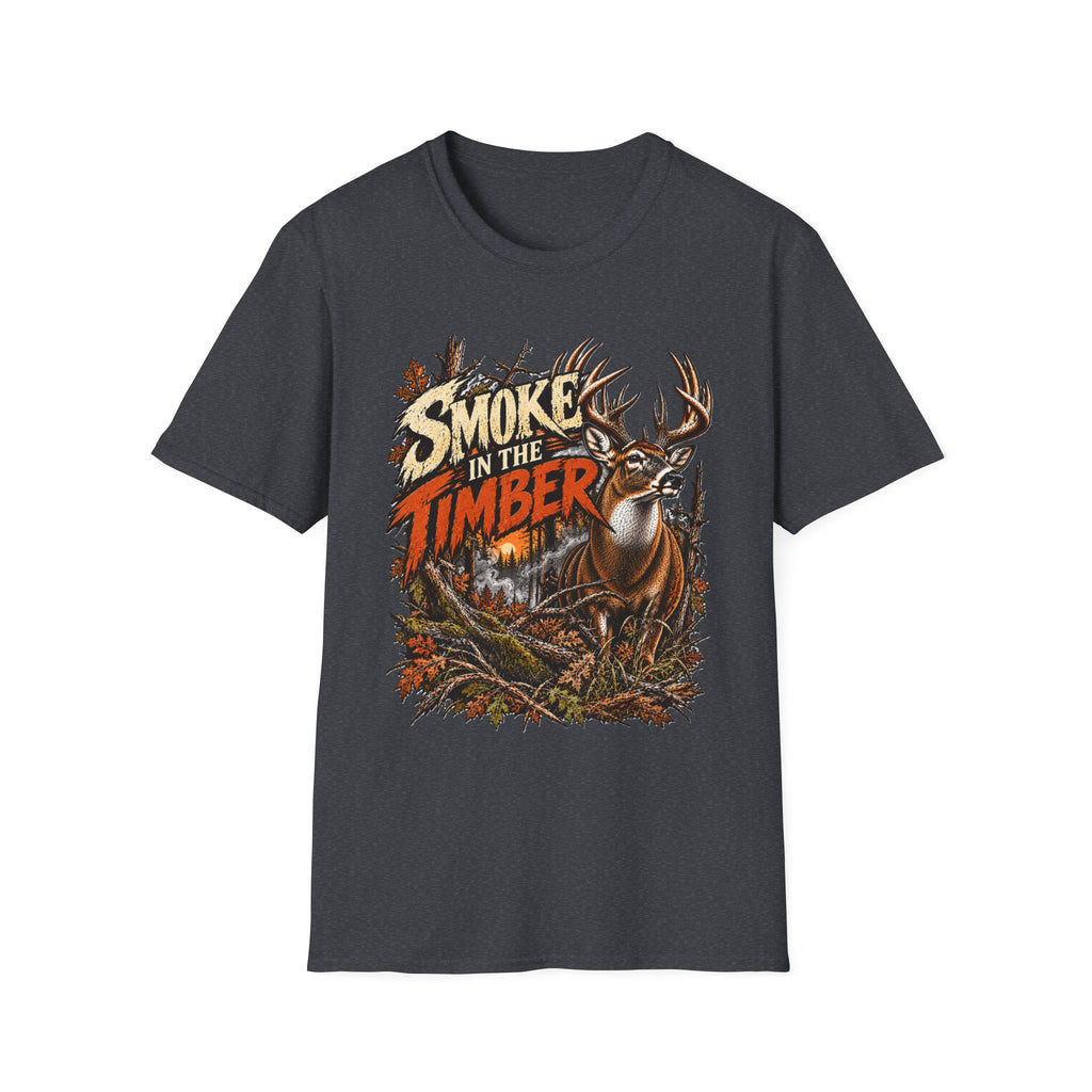 Smoke In The Timber Whitetail Deer Hunting Design