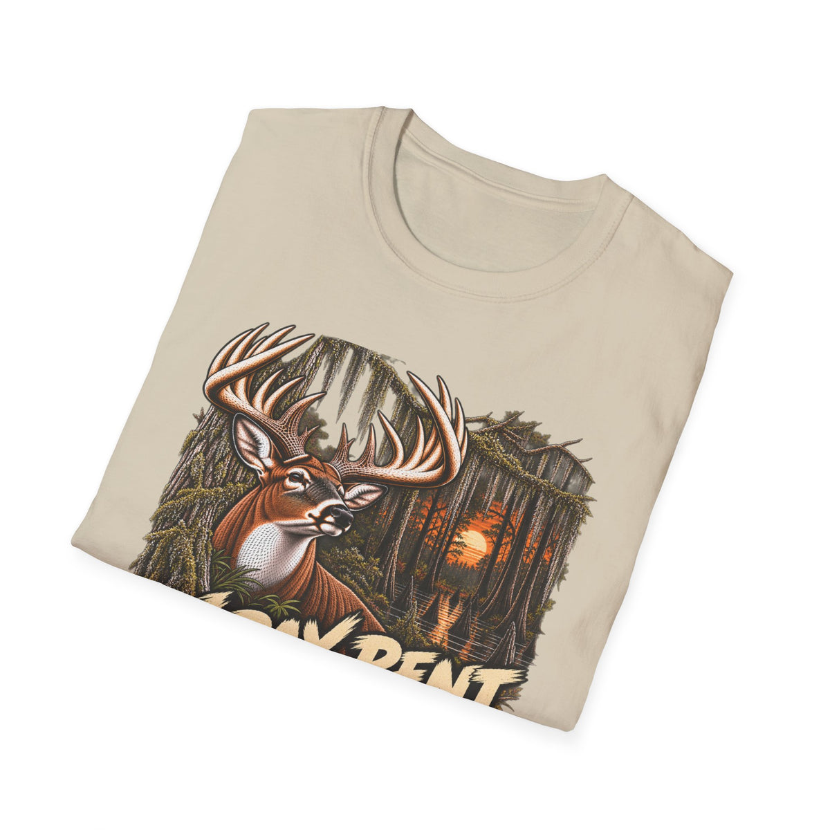 I Pay Rent To The Moss Funny Southern Whitetail Design