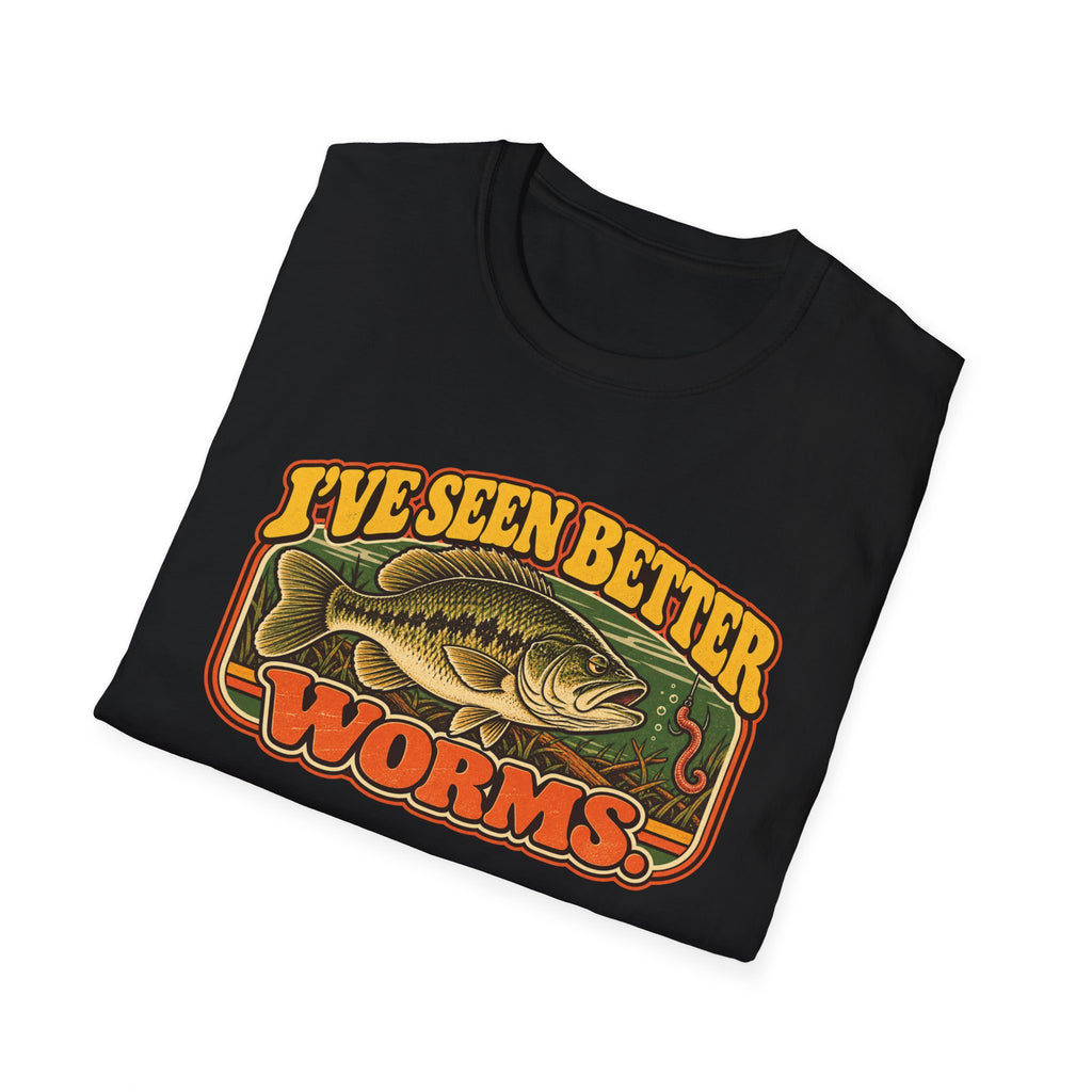 I've Seen Better Worms Vintage Bass Fishing
