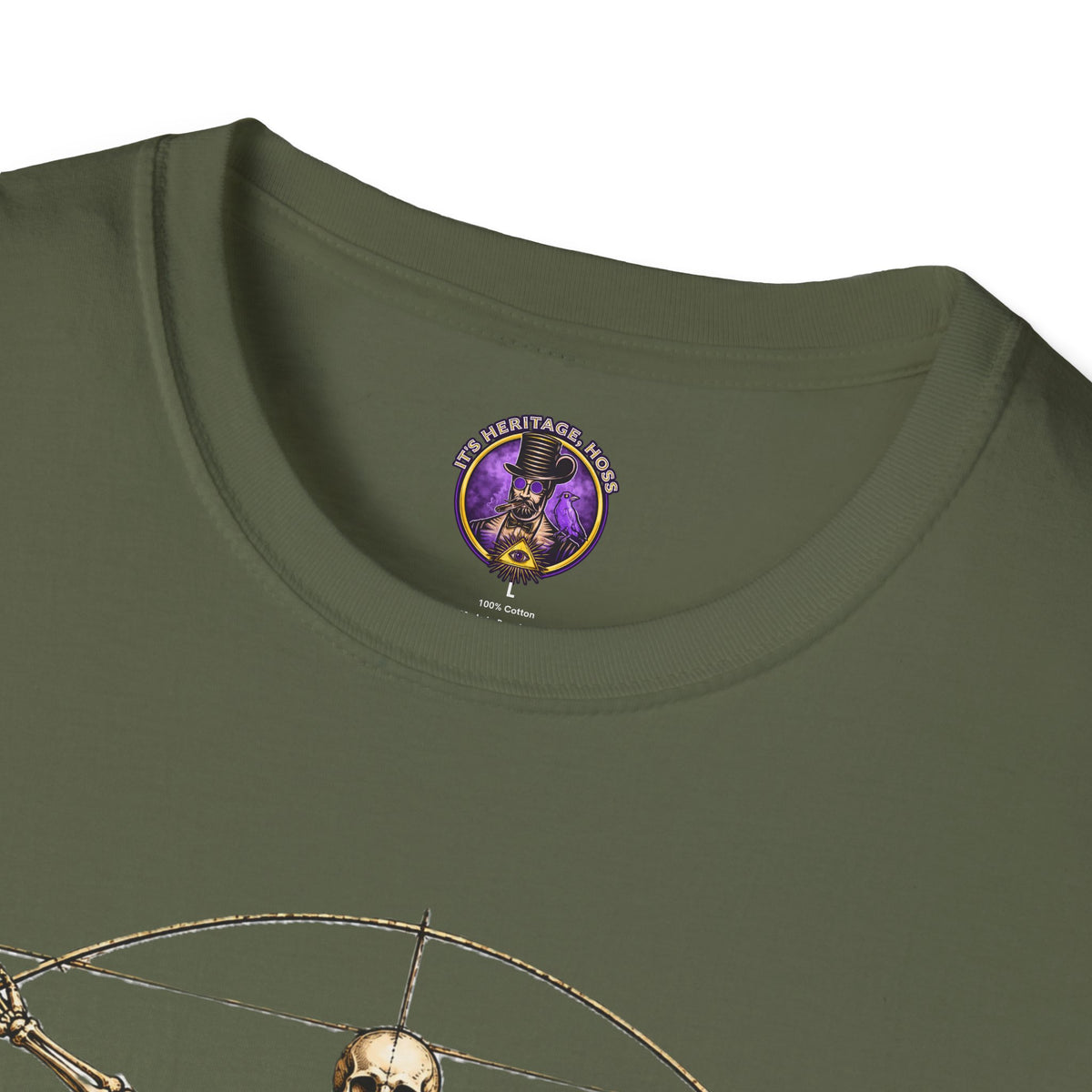 Vitruvian Skeleton T-Shirt | It's Heritage Hoss