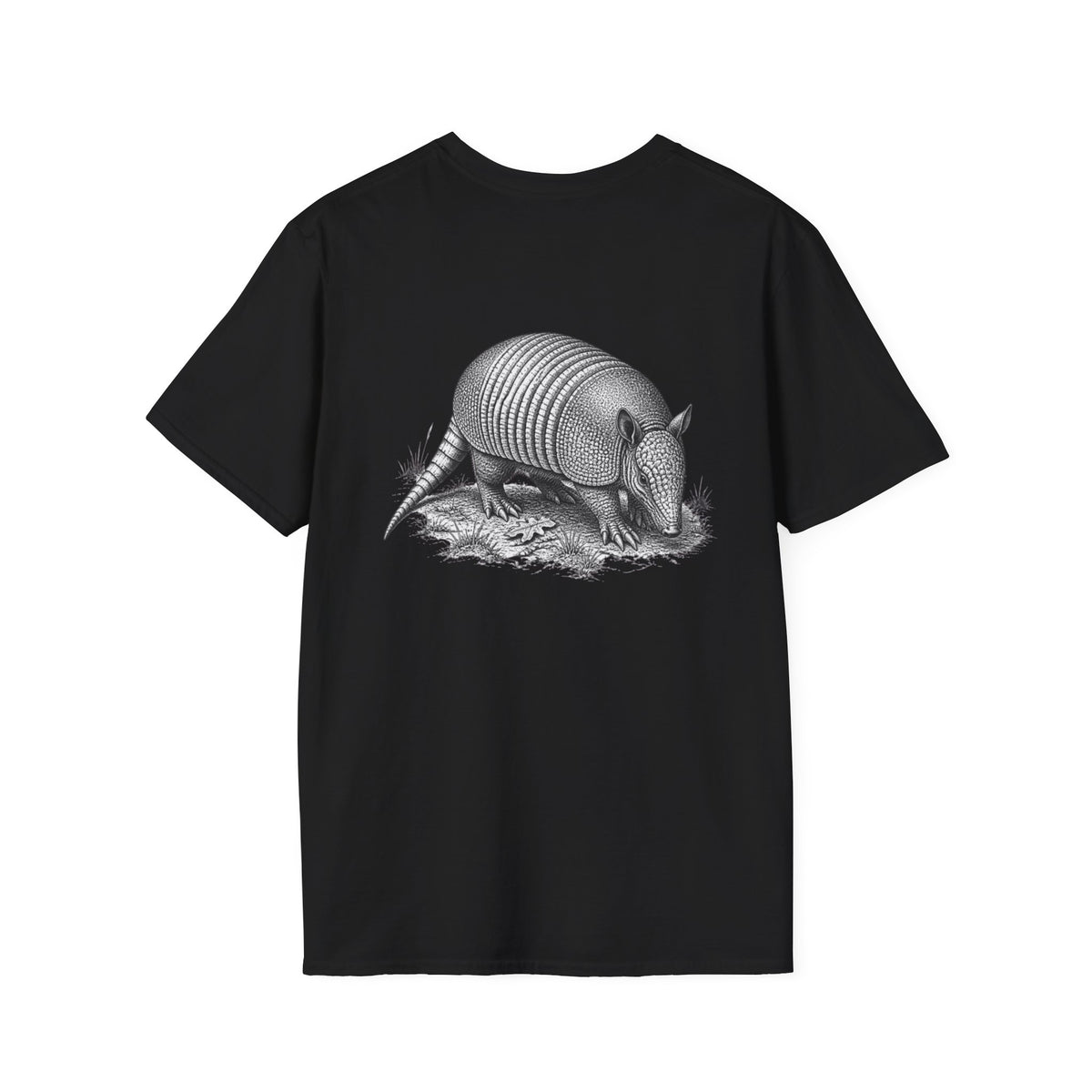 Armadillo Graphic T-Shirt — Vintage Wildlife Illustration Tee — product view 10