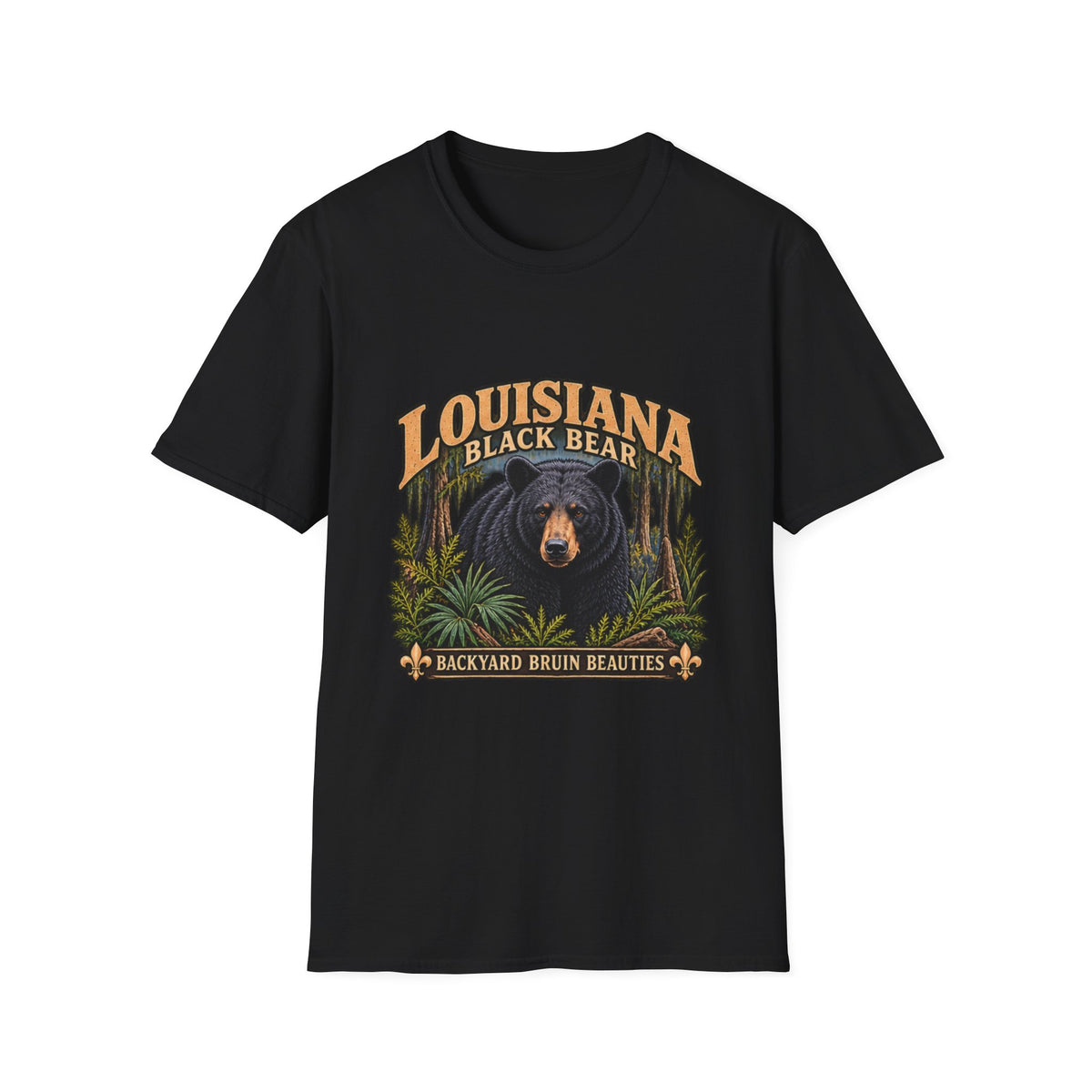 Louisiana Black Bear T-Shirt outdoor graphic T-shirt product image 2