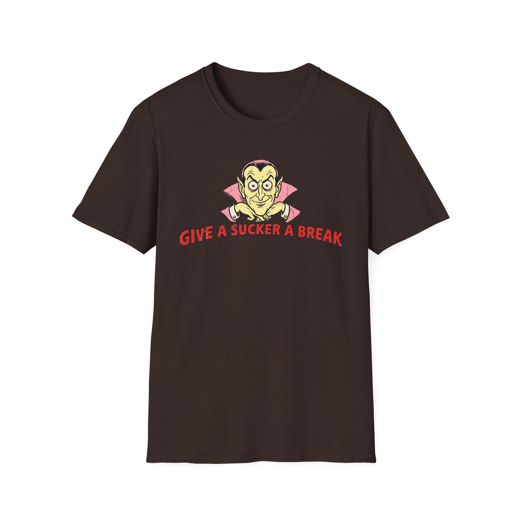 Give A Sucker A Break Vintage Vampire Shirt | It's Heritage Hoss