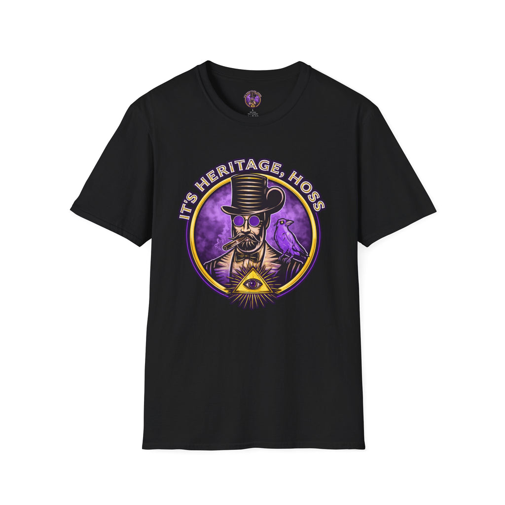 Raven Occult Shirt | It's Heritage Hoss Gothic Graphic Tee graphic T-shirt product image 1
