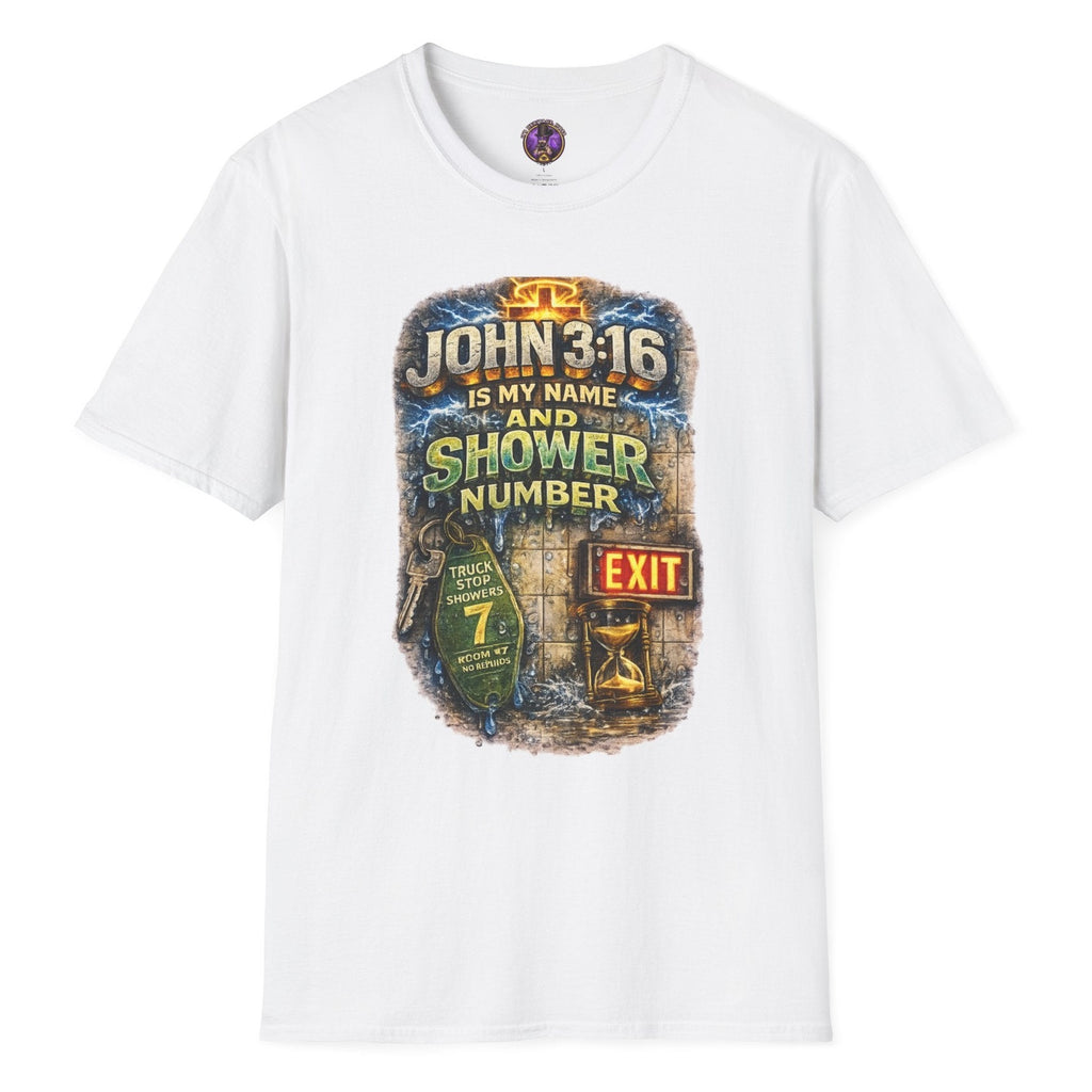 John 3:16 Shower Number Shirt | It's Heritage Hoss